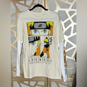 NARUTO LONG SLEEVE MENS GRAPHIC T-SHIRT